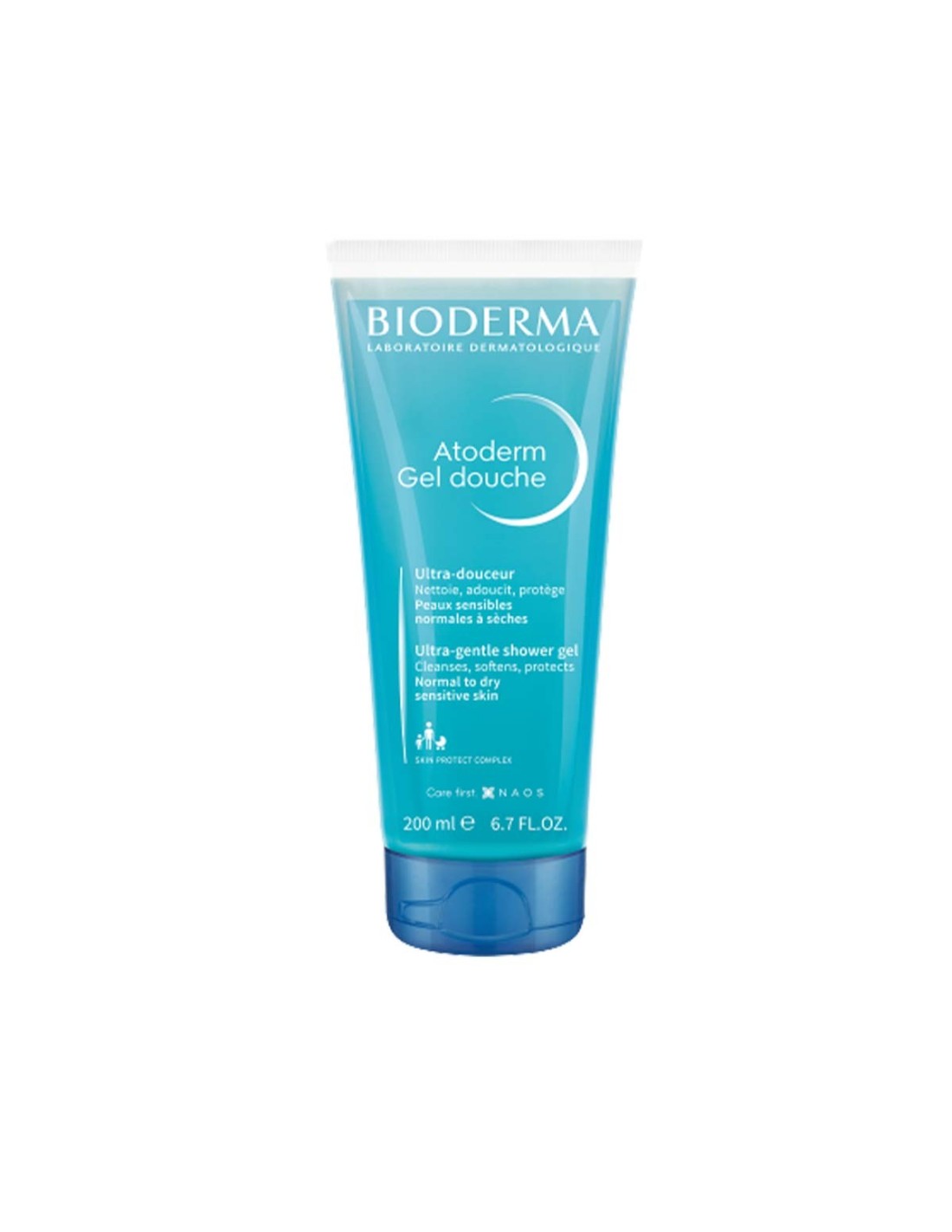 Atoderm Gel de ducha  Limpiador para piel seca, gel para el cuerpo y la  cara