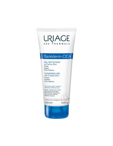 Uriage Bariéderm Cica-Gel Limpiador con Cu-Zn 200ml