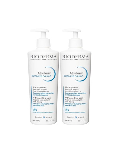 Bioderma Atoderm Intensive Baume 500ml x2 Promo