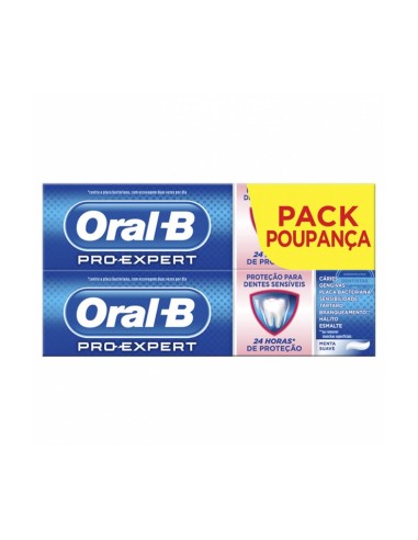 Oral B Pro Expert Duo Protección Dientes Sensibles Menta Suave 75ml