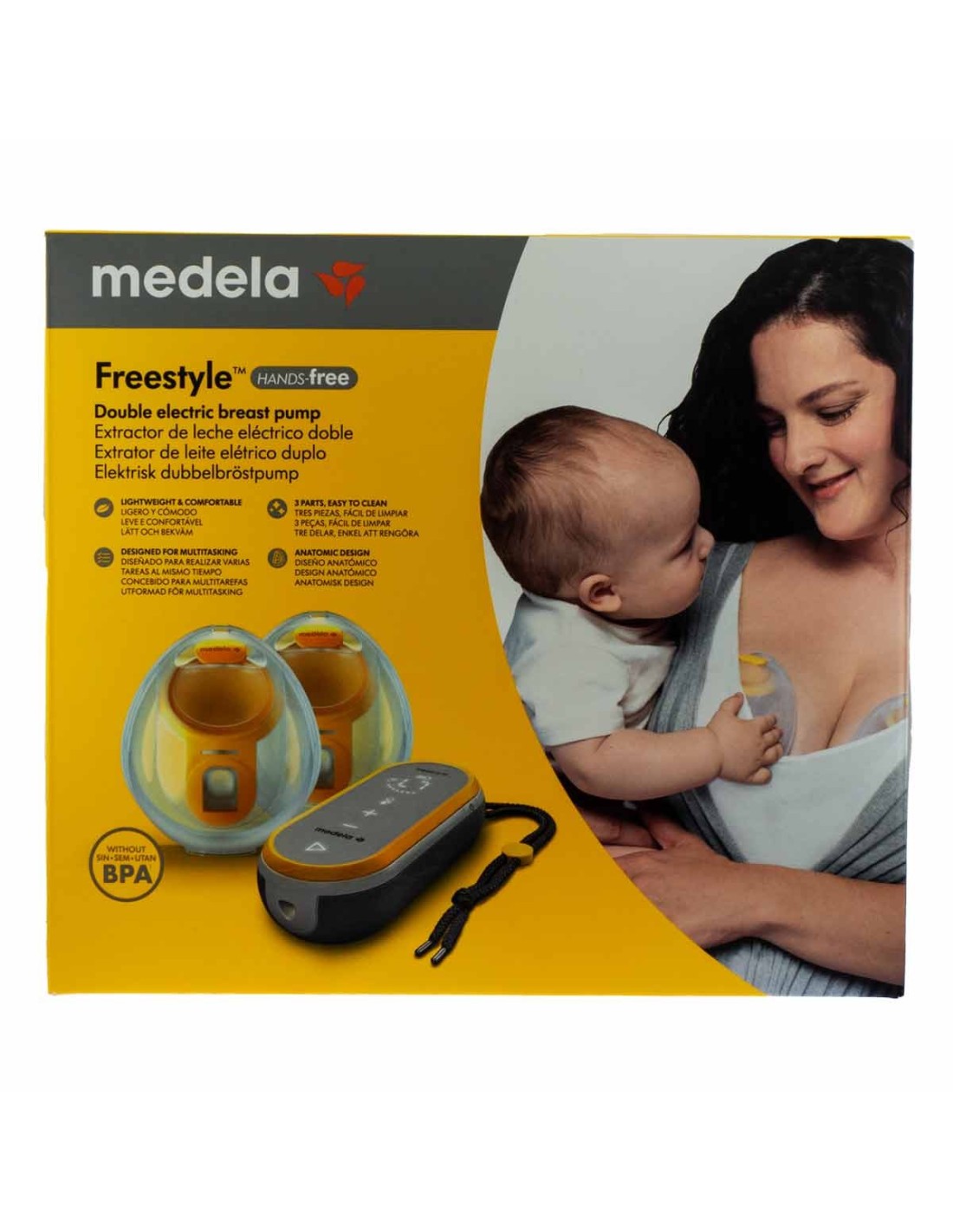 Sacaleches doble eléctrico manos libres Medela Freestyle Hands free ·  Medela · El Corte Inglés