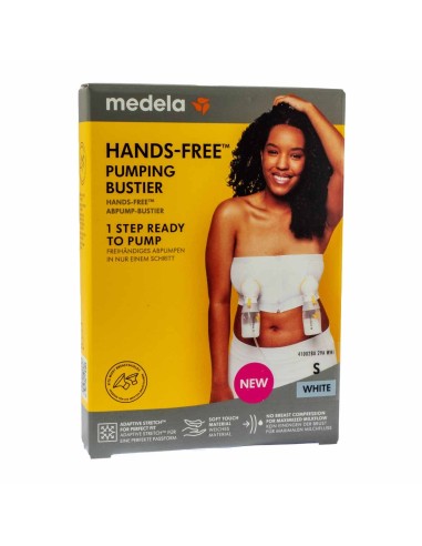 Medela Hands-Free Pumping Bustier Blanco S