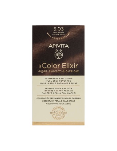 Apivita My Color Elixir 5.03 Castaño Claro Dorado Natural