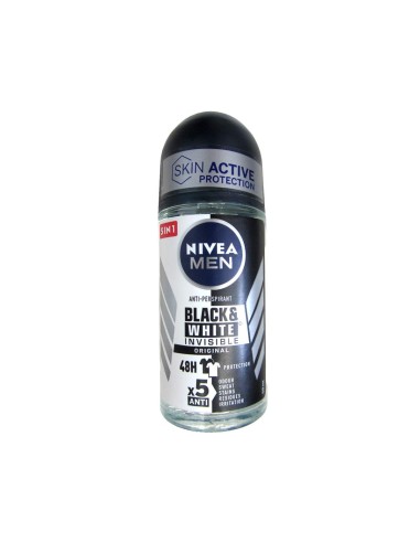 Nivea Men Black and White Invisible Original Roll On 50ml