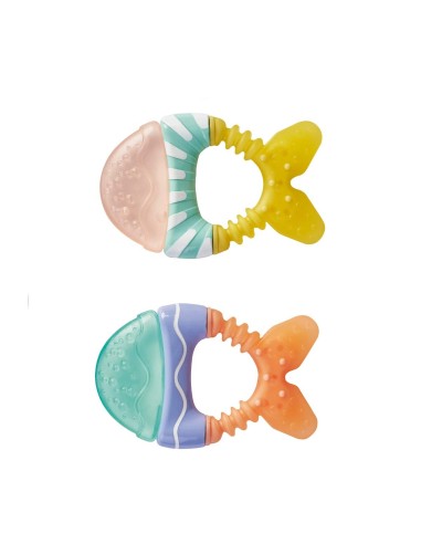 Saro Little Fish Water Teether Mint Purple