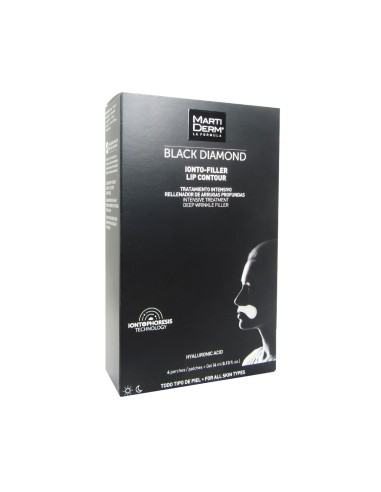 Martiderm Black Diamond Tratamiento Contorno de los labios 4Patches + Gel 4ml