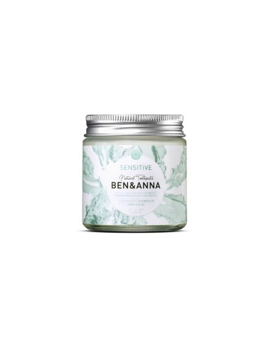 Ben Anna Pasta de dientes natural sensible (menta) sin flúor 100 ml