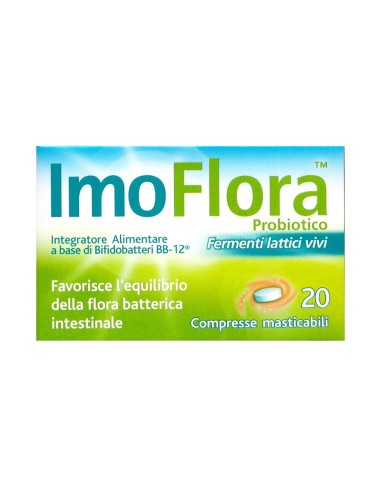 Imoflora Probiótico 20 Comprimidos Masticables