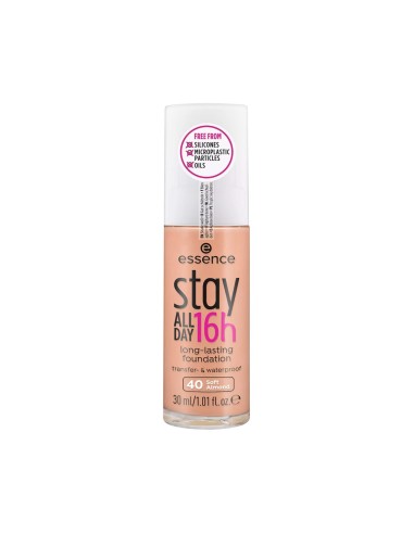 Essence Stay All Day 16h Long Lasting Foundation 10 Soft Beige 30ml