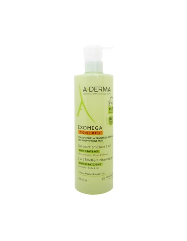 A-Derma Exomega Control Gel Lavante Emoliente 2 en 1 500ml