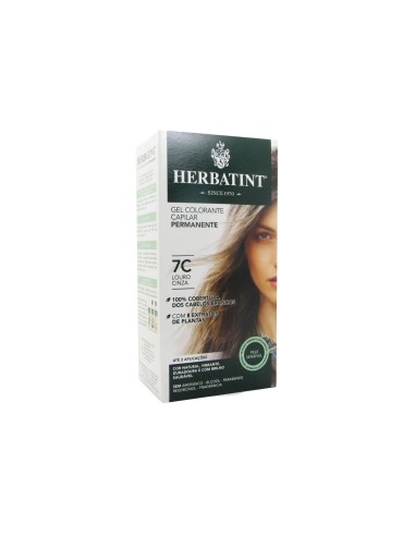 Herbatint Coloración permanente en gel 7C Rubio Gris 150ml