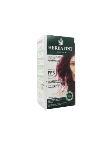 Herbatint Colorante permanente en gel FF3 Ciruela 150ml