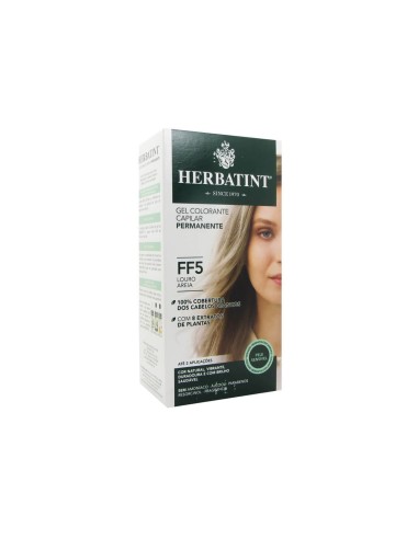 Herbatint Coloración permanente en gel FF5 Rubio Arena 150ml