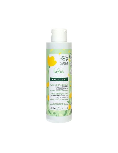 Klorane Bébé Aceite Multiusos Bio 200ml