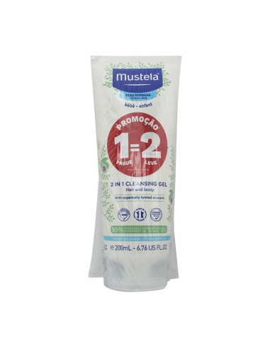 Mustela Pack 2 en 1 Cabello y Cuerpo 2x200ml