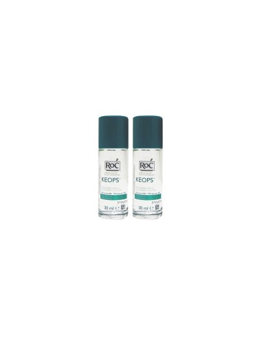 Roc Duo Keops Desodorante Roll On Transpiración Intensa 30ml