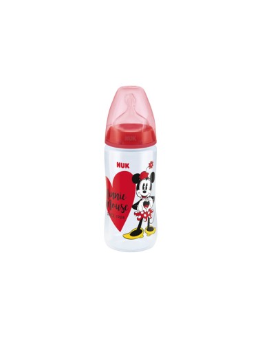 Botella Silicona Mickey NUK 0-6M M 300ml