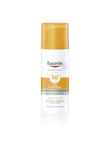 Eucerin Sun Oil Control Gel-Crema Toque Seco FPS50 50ml