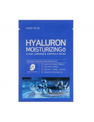 Some By Mi Hyaluronic Moisturizing Mascarilla Ampolla Luminosidad Radiante 25g