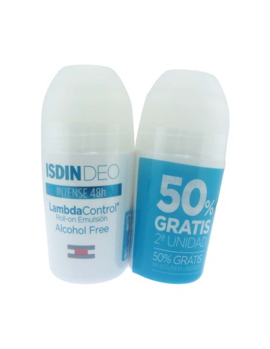 Isdin Deo Duo LambdaControl Roll-On Emulsión Intensa 48h Sin Alcohol 50ml