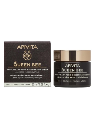 Apivita Queen Bee Crema Regeneradora Antiedad Absoluto Textura Ligera 50ml