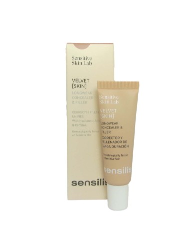 Sensilis Velvet Skin Corrector y Rellenador de larga duración 02 Beige 7ml