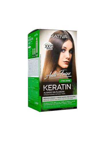 Kativa Anti Frizz Xtra Shine Alisado Sin Plancha