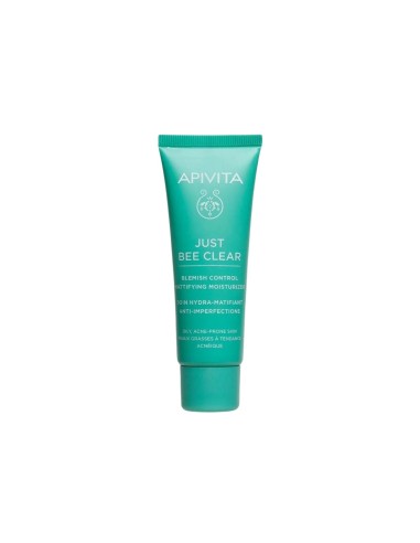 Apivita Just Bee Clear Crema Anti-Imperfecciones Matificante Hidratante 40ml