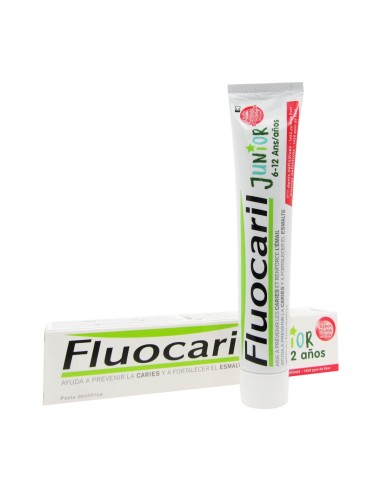 Fluocaril Junior Gel Dentífrico Frutos Rojos 6 -12 años 75ml