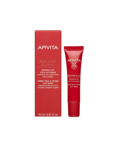 Apivita Beevine Elixir Crema Antiarrugas para Ojos y Labios con Efecto Lifting 15ml