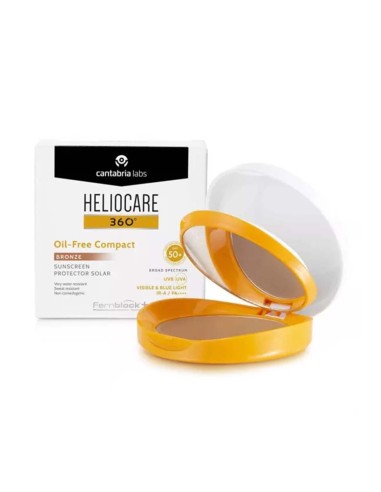 Heliocare 360 Oil-Free Compacto SPF50 Bronce 10g