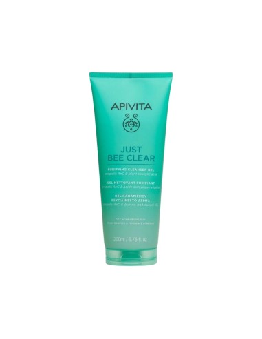 Apivita Just Bee Clear Gel Limpiador Purificante 200ml