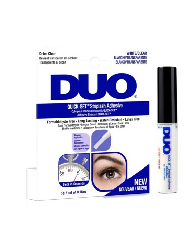 Dúo Quick Set Striplash Adhesive Transparente 5g