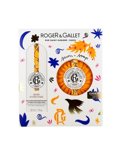 Pack Roger Gallet Bois D'Orange Agua Perfumada 30ml y Jabón 100g Oferta