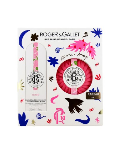 Pack Roger Gallet Rosa Agua Perfumada 30ml y Jabón 100g - Oferta