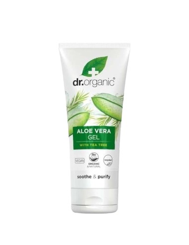 Dr.Organic Gel de Aloe Vera Bio con Aceite de Melaleuca y Arnica 200ml