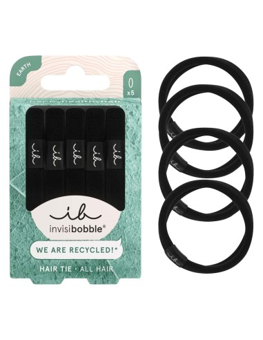 Invisibobble Hair Tie Black x5