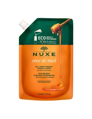 Nuxe Rêve de Miel Gel Limpiador Recambio 400ml