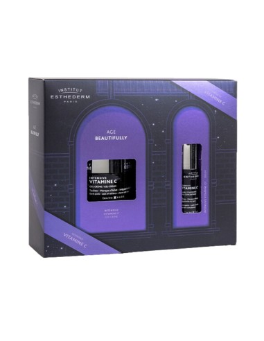 Institut Esthederm Coffret Intensive Vitamina C Gel-Crema 50ml y Intensive Vitamine C2 Sérum 10ml