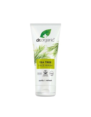 Dr.Organic Árbol de Té Bio Gel Limpiador Facial 200ml