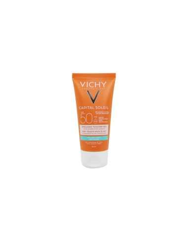 Vichy Capital Soleil SPF50 Emulsión Facial Antibrillo Toque Seco 50ml