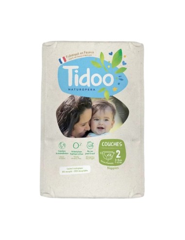 Tidoo Pañales Recién nacidos 2S (3-6kg) 58 unidades