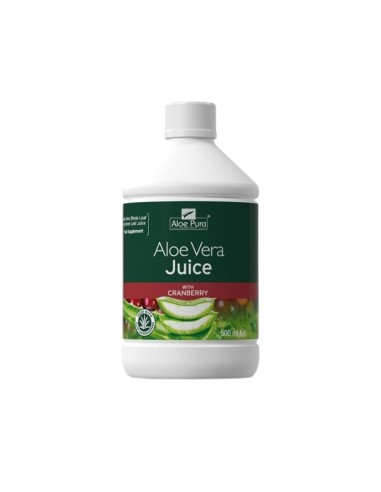 Aloe Pura Zumo de Aloe Vera con Arándano Rojo 500ml