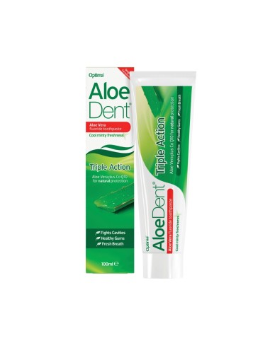 AloeDent Pasta de dientes Triple Acción con Flúor 100ml