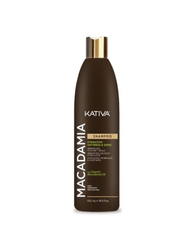 Kativa Macadamia Champú Hidratación Suavidad y Brillo 500ml