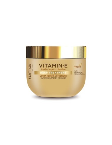 Kativa Vitamina E Ultra Reparación y Fuerza Mascarilla 300ml