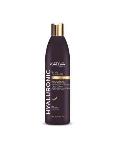 Kativa Hyaluronic Champú Hidratación Profunda y Anti Quiebre 550ml