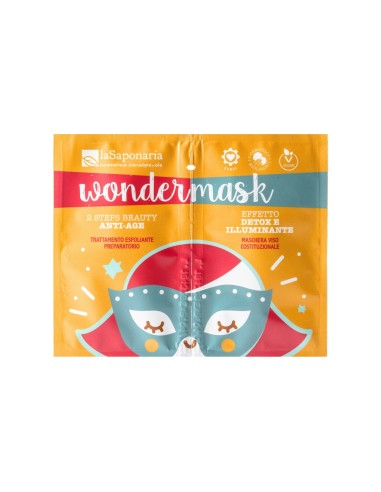 laSaponaria Wondermask Máscara Belleza Anti-Edad en 2 Pasos 8ml+5ml