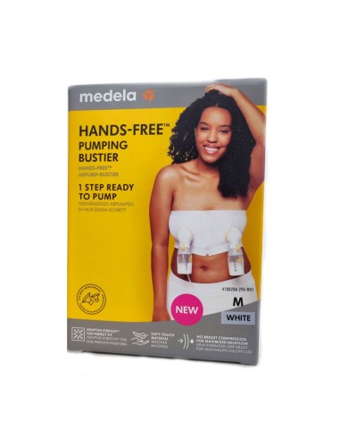 Medela Hands-Free Pumping Bustier Blanco M