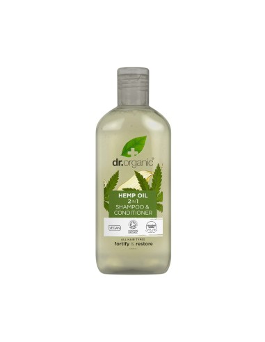 Dr. Organic Champú y Acondicionador de Cáñamo 2 en 1 265ml